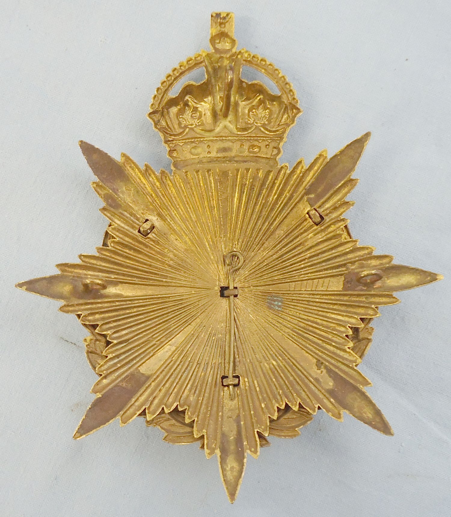  Post ‘1901’ Kings Crown Officers Silver Gilt ‘Manchester Regiment’ Helmet Plate. 19289:10 Post ‘1901’ Kings Crown Officers Silver Gilt ‘Manchester Regiment’ Helmet Plate. 19289:10 Antique & Militaria