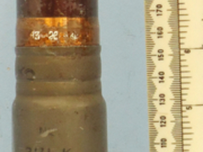 INERT DEACTIVATED. Russian 1955 Dated N 37 (37x155) Armour Piercing (AP) Aircraft Cannon Round. - O 1617 INERT DEACTIVATED. Russian 1955 Dated N 37 (37x155) Armour Piercing (AP) Aircraft Cannon Round. - O 1617  Other