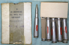 Kynoch INERT DEACTIVATED. Factory Box Of 10 Kynoch, Cartridges, Cartridges. S.A. Drill .50 inch Browning Mark I. Sn - 20081  Other
