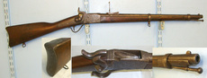 Providence Tool Company Breech Loading 2 Band Short Rifle. Single Shot .44-40 Winchester Rifle