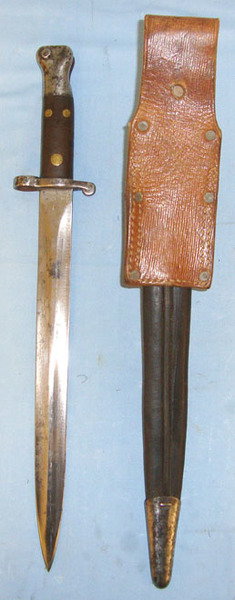 3 Rivet, 1st Type, 1st Pattern, P.1888 Lee Metford Bayonet Marked 'DY' To The No Bayonet