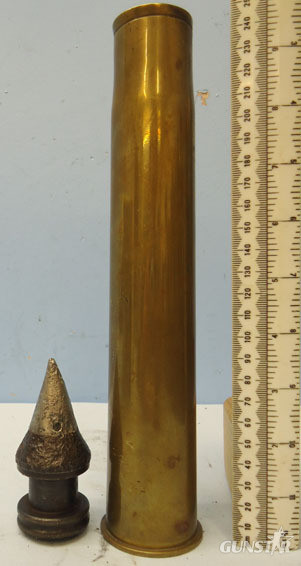  INERT DEACTIVATED. Unfired German WW2 3.7cm PAK 36 APCR/T (Armour Piercing Compo INERT DEACTIVATED. Unfired German WW2 3.7cm PAK 36 APCR/T (Armour Piercing Compo Antique & Militaria