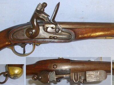 LARGE**Model 1798 Austrian Dragoon / Heavy Cavalry Officer’s 15 Bore Flintlock Pistol With Liege Proofs & Regulation Brass Furniture Regiment Marked ‘5.E.2.55’. Sn 23049 None Muzzleloader