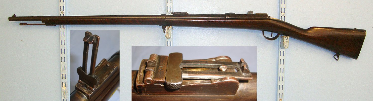  RARE**C1873 British Kynoch Gun Factory converted 11mm / .43 Mauser Centre Fire Obsolete Calibre French Military Chassepot Model 1873 (M1866) Rifle. Sn 17469:5 rifle Single Shot .43 Mauser Rifle