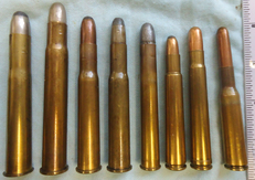INERT DEACTIVATED. 8 Original Big Game Rounds INERT DEACTIVATED. 8 Original Big Game Rounds Antique & Militaria