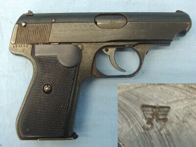RARE**WW2 Nazi German 3rd Variant Sauer 38H 7.65mm Calibre Semi Automatic Pistol. Sn 22426:72 None Semi Auto