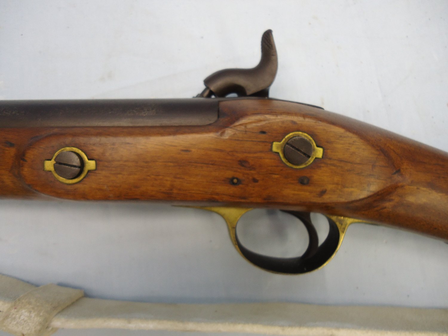 {CATEGORY} - English, Deane of London .650 Constabulary Antique Carbine, Bayonet & Sling. Sn 23634 English, Deane of London .650 Constabulary Antique Carbine, Bayonet & Sling. Sn 23634 Muzzleloader Various Rifle in 