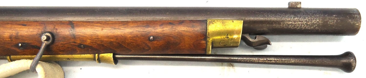 {CATEGORY} - English, Deane of London .650 Constabulary Antique Carbine, Bayonet & Sling. Sn 23634 English, Deane of London .650 Constabulary Antique Carbine, Bayonet & Sling. Sn 23634 Muzzleloader Various Rifle