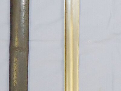 Original* Victorian Police Constabulary Brass Hilt Sword/Hanger Sidearm & Scabbard. ED 2537. Sword