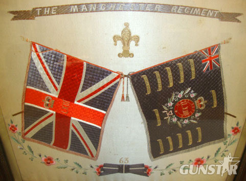 Framed Hand Stitched Silk Boer War & Before Battle Honours Of The Manchester Reg Framed Hand Stitched Silk Boer War & Before Battle Honours Of The Manchester Reg Other Accessory