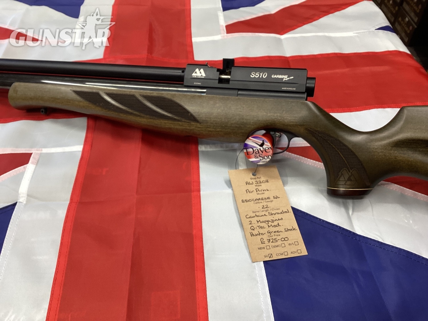  Air Arms S510 Carbine Superlite .22