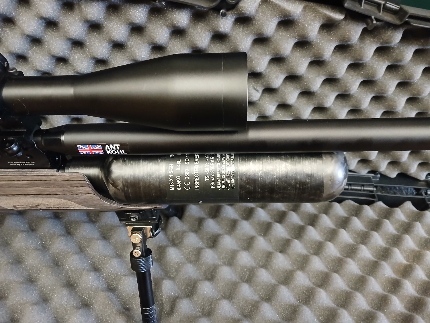 {CATEGORY} - FX Airguns Crown MK2 grey laminated  .177