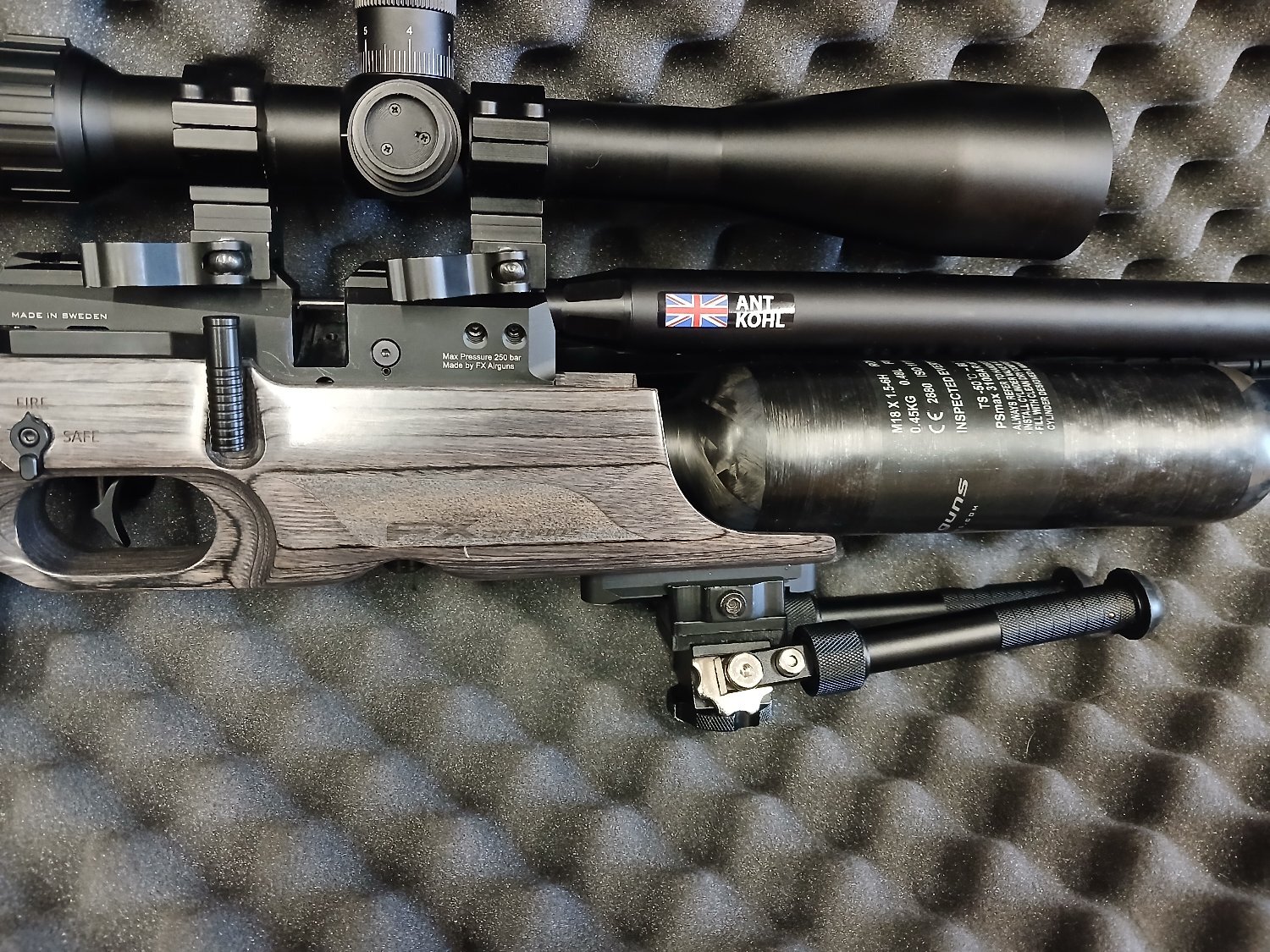 {CATEGORY} - FX Airguns Crown MK2 grey laminated  .177 in 