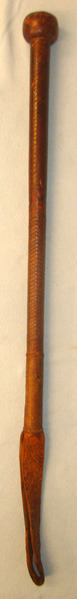  British Cavalry Officers Private Purchase Leather Bound Riding Crop / Club With  Boer War Era British Cavalry Officers Private Purchase Leather Bound Riding Crop Other Accessory