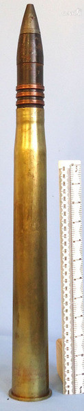 3.7cm SC/30 (37x380R) Round With An Unfired High Explosive Projectile INERT Unfired German WW2 3.7cm SC/30 (37x380R) Round With An Unfired High Explos Antique & Militaria in 