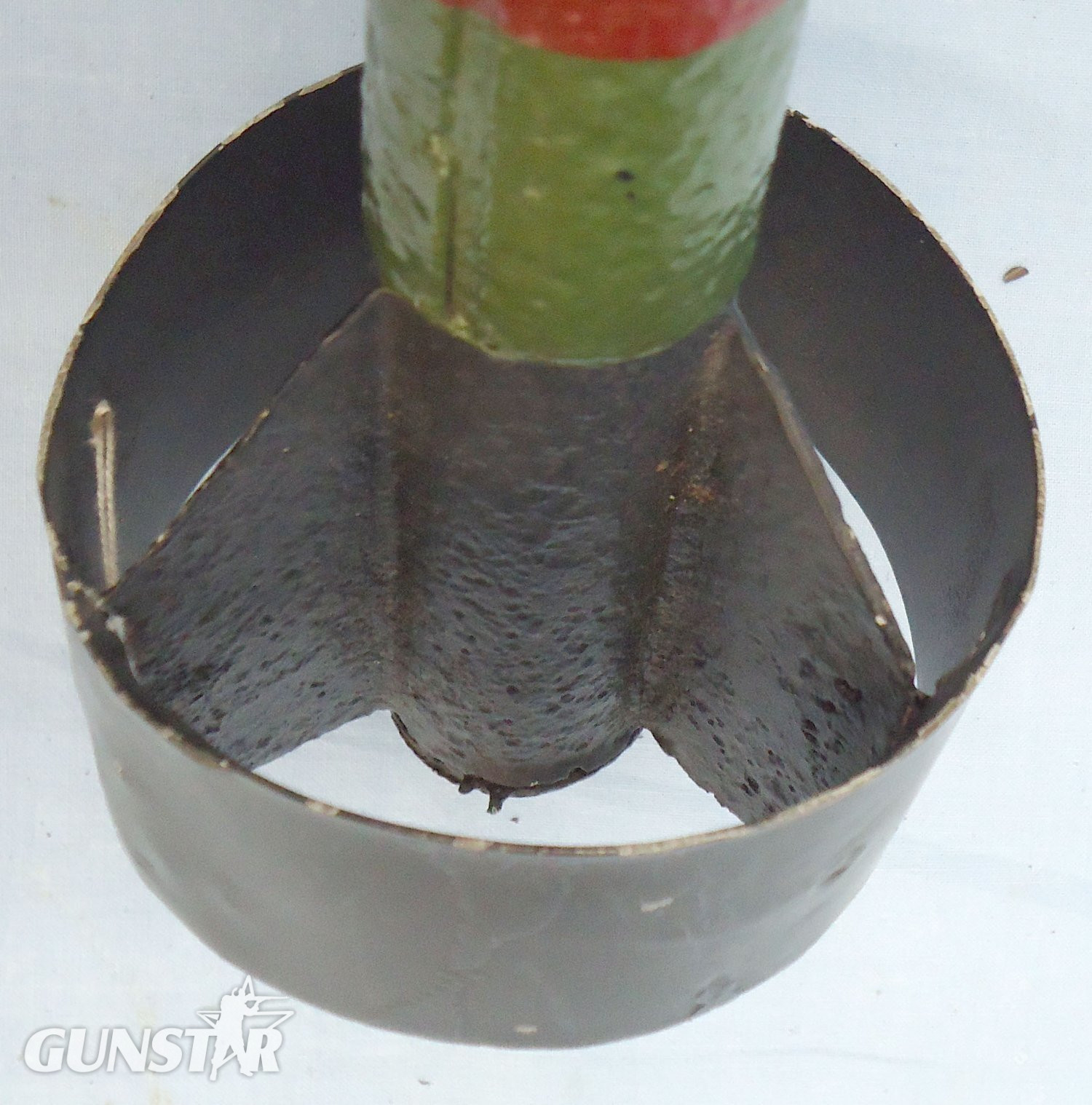 INERT DEACTIVATED. Rare, British WW2, 29mm Blacker Bombard Spigot Practice HE (High Explosive) Mortar fitted with a 3 Inch Mortar Body. Sn - 22846:82 INERT DEACTIVATED. Rare, British WW2, 29mm Blacker Bombard Spigot Practice HE (High Explosive) Mortar fitted with a 3 Inch Mortar Body. Sn - 22846:82  Other Ammunition - {CATEGORY}
