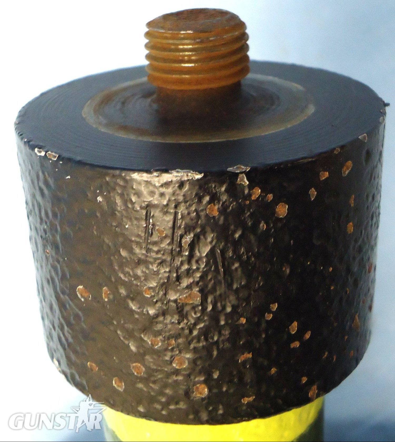 {CATEGORY} - INERT DEACTIVATED. Rare, British WW2, 29mm Blacker Bombard Spigot Practice HE (High Explosive) Mortar fitted with a 3 Inch Mortar Body. Sn - 22846:82 INERT DEACTIVATED. Rare, British WW2, 29mm Blacker Bombard Spigot Practice HE (High Explosive) Mortar fitted with a 3 Inch Mortar Body. Sn - 22846:82  Other Ammunition in 