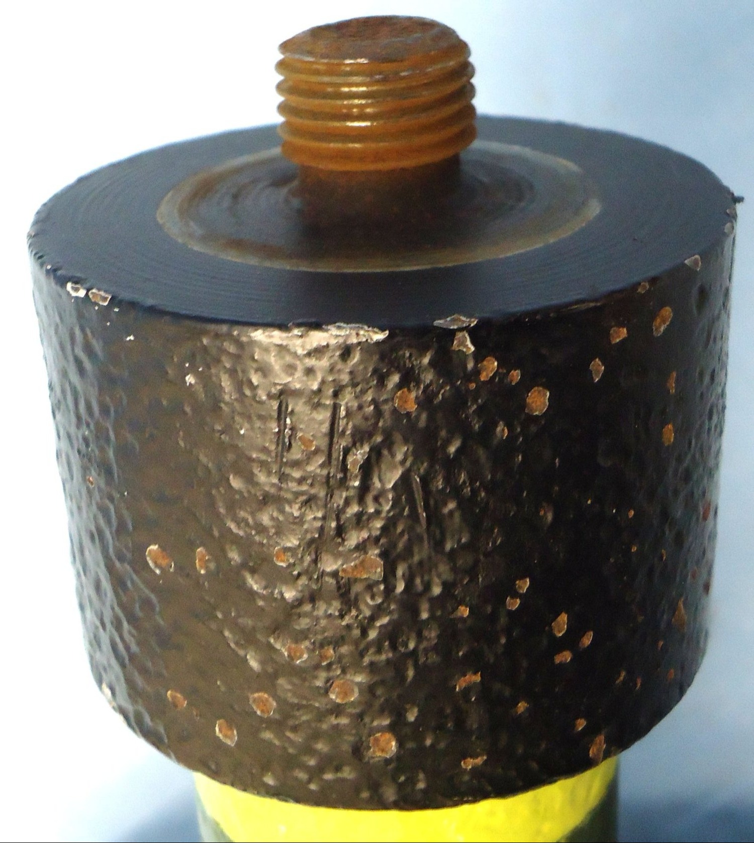 {CATEGORY} - INERT DEACTIVATED. Rare, British WW2, 29mm Blacker Bombard Spigot Practice HE (High Explosive) Mortar fitted with a 3 Inch Mortar Body. Sn - 22846:82 INERT DEACTIVATED. Rare, British WW2, 29mm Blacker Bombard Spigot Practice HE (High Explosive) Mortar fitted with a 3 Inch Mortar Body. Sn - 22846:82  Other Ammunition in 