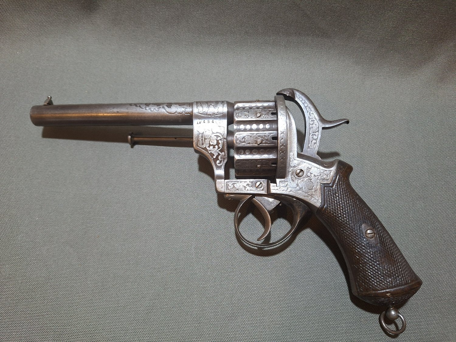 Lefaucheux 10 shot Obsolete Revolver - {CATEGORY} in 