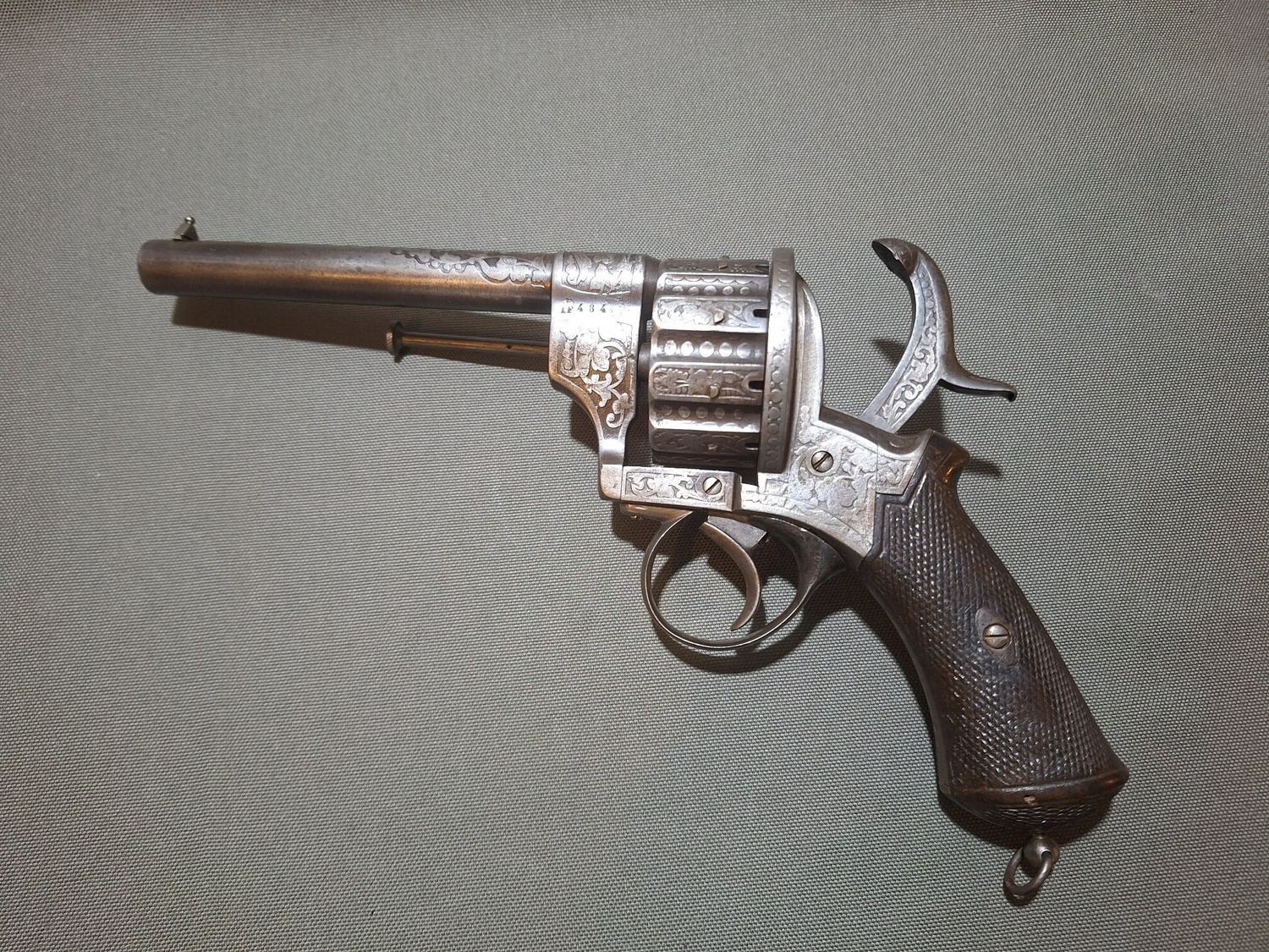 Lefaucheux 10 shot Obsolete Revolver - {CATEGORY}