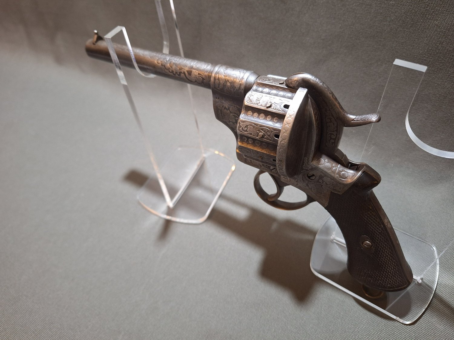 {CATEGORY} - Lefaucheux 10 shot Obsolete Revolver