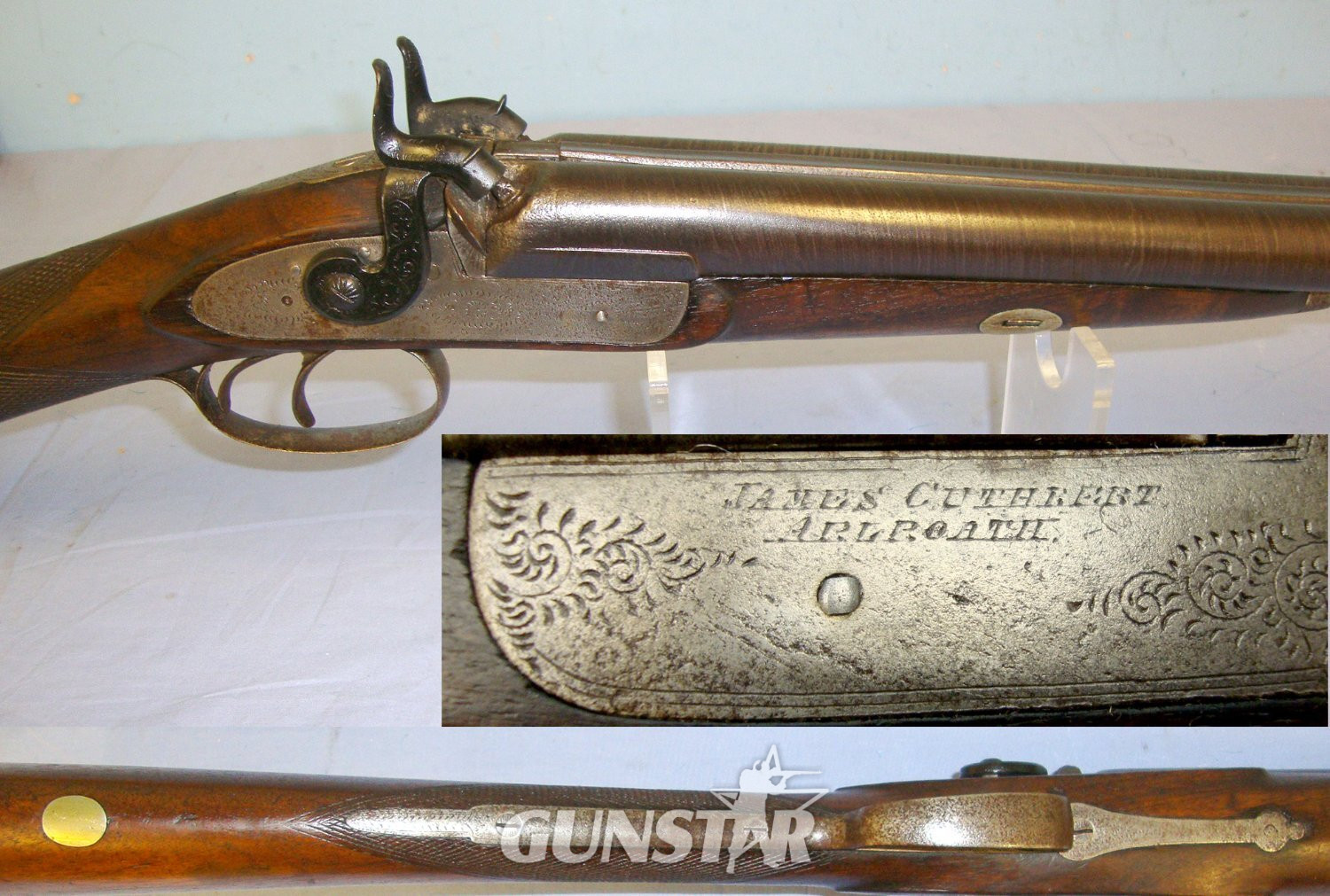 James Cuthbert Muzzle Loading Percussion Sporting Shotgun. Sn 20512:3 Muzzleloader 12 Bore/gauge