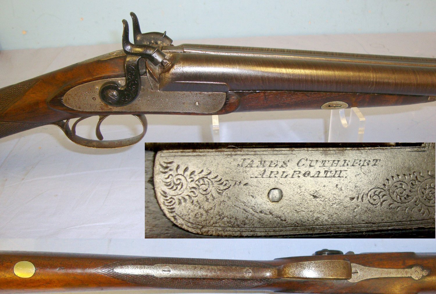 James Cuthbert Muzzle Loading Percussion Sporting Shotgun. Sn 20512:3 Muzzleloader 12 Bore/gauge