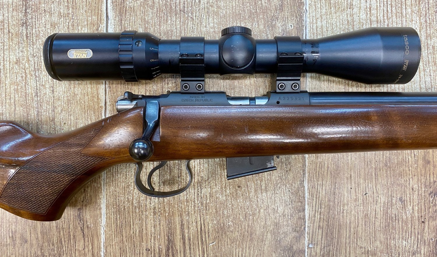 {CATEGORY} - CZ 452-2E-ZKM Varmint Bolt Action .17 Hornady Magnum Rimfire (.17 HMR) Rifle in 