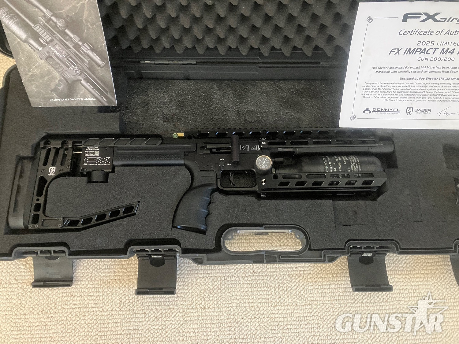FX Airguns Impact M4 Micro Black Limited Edition  .177 - {CATEGORY} in 