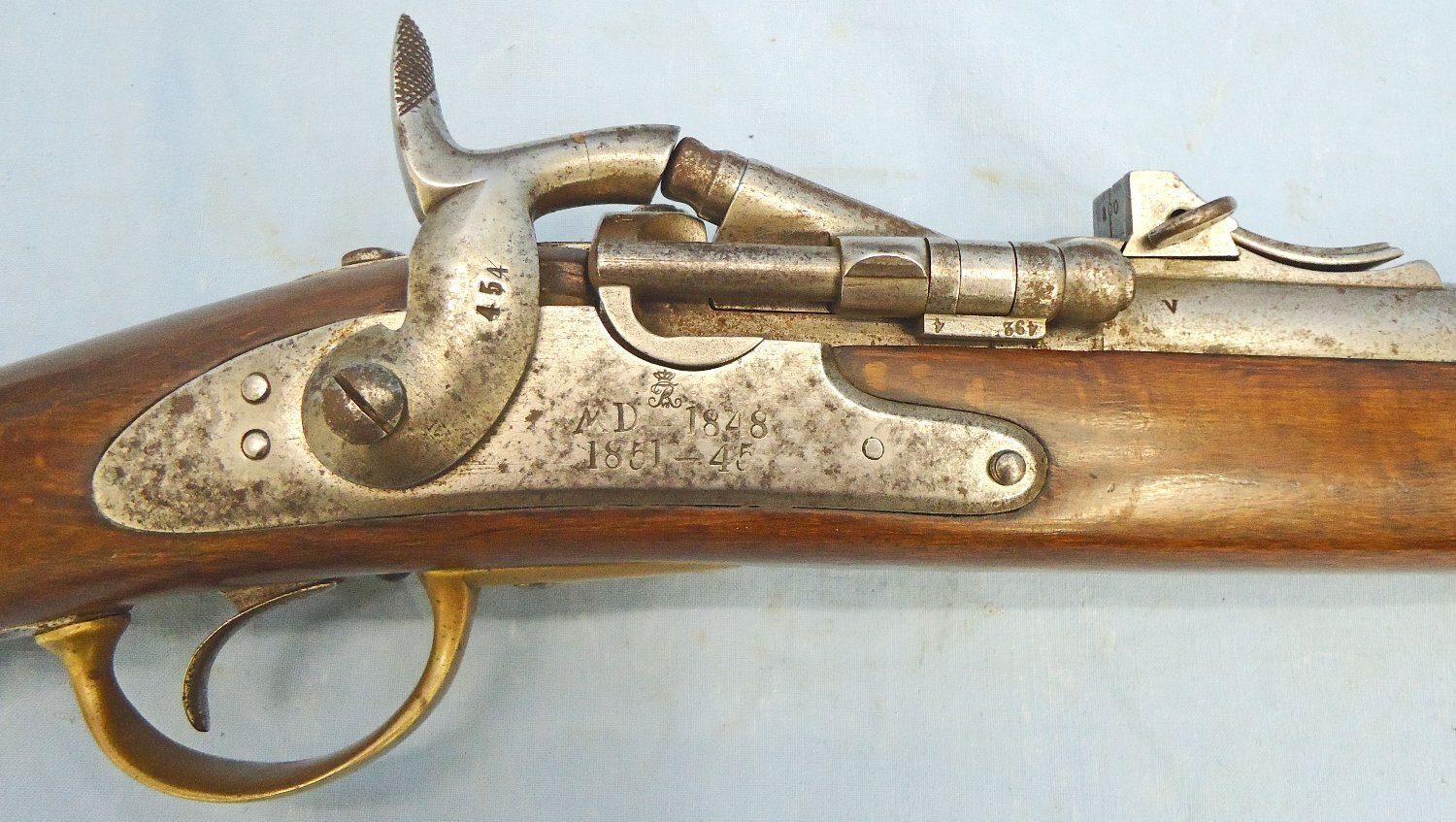 Kjøbenhavns Tøjhus (Copenhagen Arsenal) Danish, Model M1848/65 Snider Conversion (17.5x28R) of the Model1848 Bagladeriffel Pillar Breech Percussion Obsolete Calibre Rifle. Sn - 22426:33 Single Shot Obsolete Rifle 