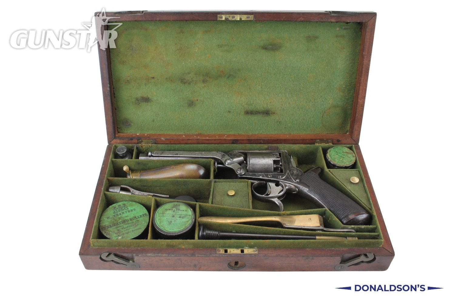 Tranter 1st Pattern Dual Trigger .45 .45 Revolver in 