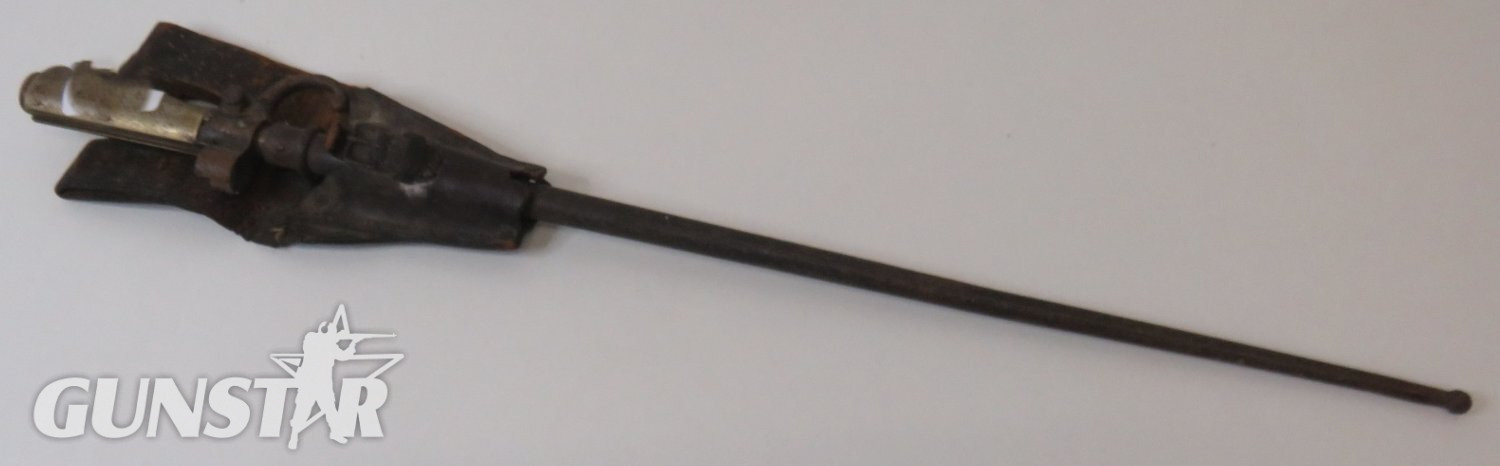 French 1st Pattern Lebel M1886 Bayonet + Frog Bayonet in 