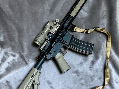 Guncraft M4 / AR15 Semi-Auto .22 Winchester Magnum Rimfire (.22 WMR) Rifle