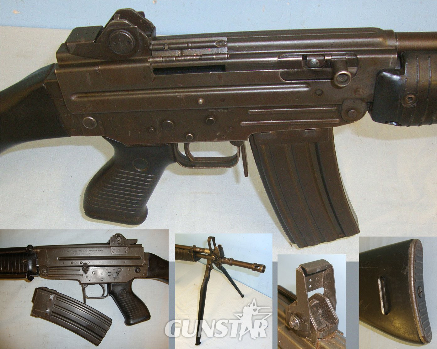 Beretta With Folding Bi Pod. D 1501:1 None  Machine Gun