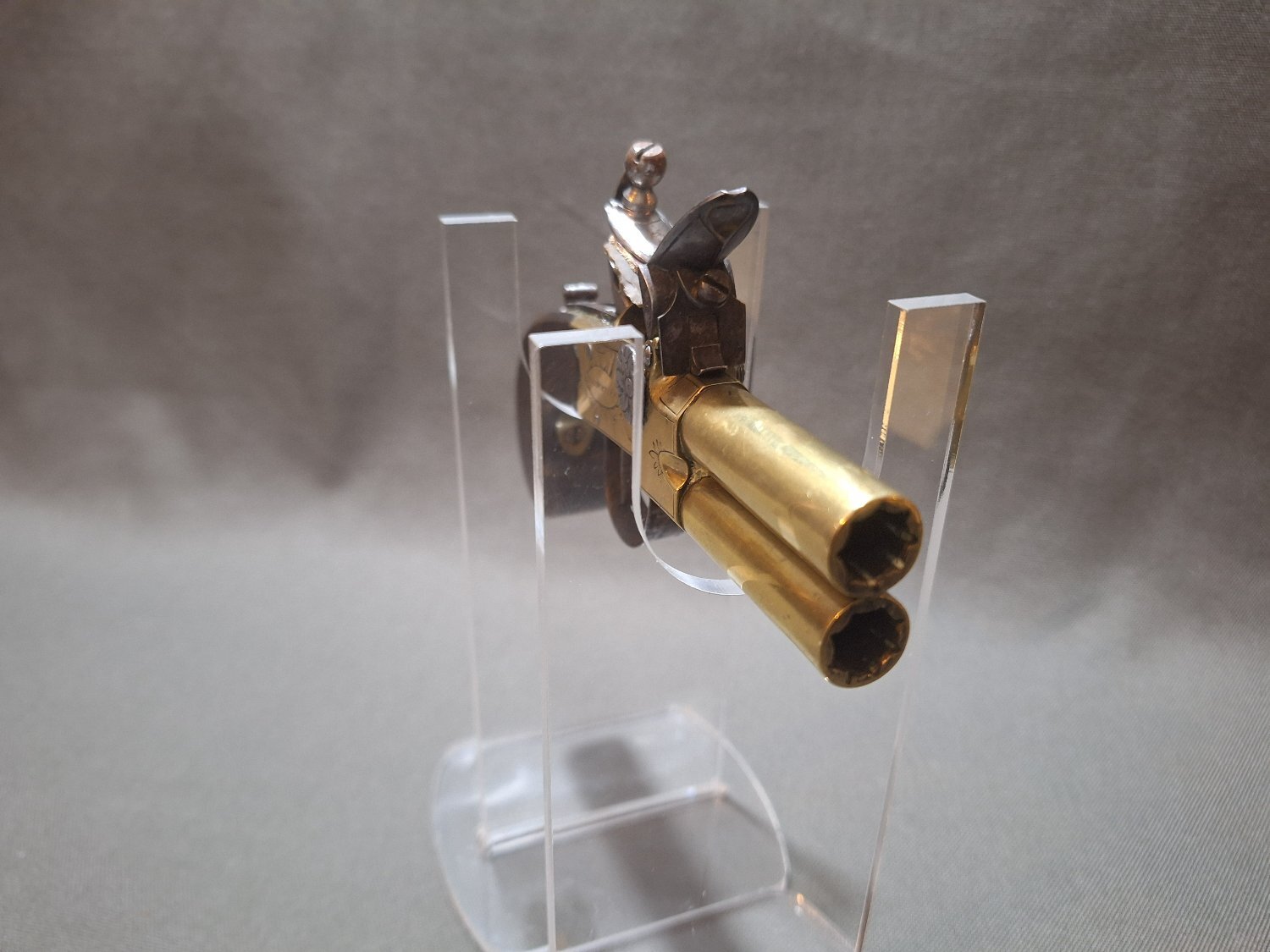 W. Holt Over & Under Obsolete Muzzleloader 