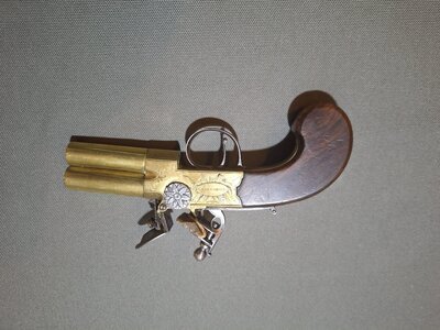 W. Holt Over & Under Obsolete Muzzleloader