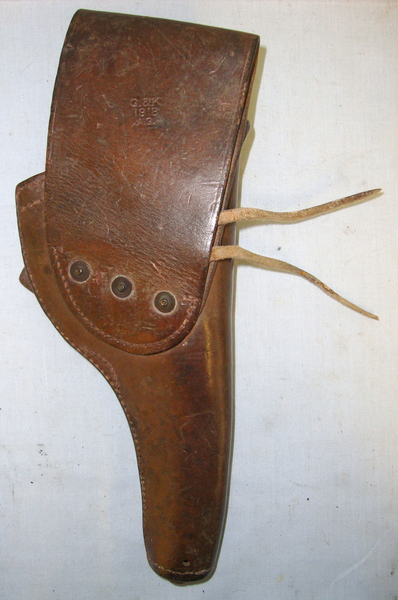  WW1 1918 U.S. Army G & K (Graton & Knight) Leather Holster For Smith & Wessson & Colt .38 Calibre 4” Barrel Service Revolvers With ‘A.G’ Army Inspector’s Mark Other Accessory