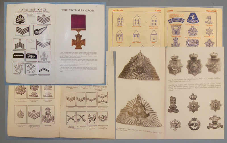 Three Handbooks on British Military Rank Badges and Medal Ribbons. BO 451. Three Handbooks on British Military Rank Badges and Medal Ribbons. BO 451. Other Accessory