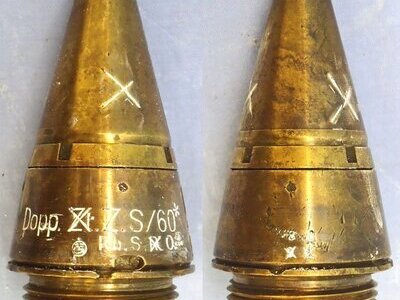 INERT DEACTIVATED. Scarce, Unfired, WW2 era, German Instruction / Drill ZtZ.S/60* Brass Clockwork Time Fuze. - O 2148 INERT DEACTIVATED. Scarce, Unfired, WW2 era, German Instruction / Drill ZtZ.S/60* Brass Clockwork Time Fuze. - O 2148  Other Ammunition