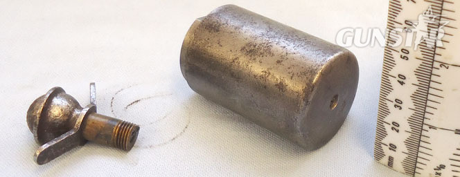 INERT DEACTIVATED. Rare German 1945 Improvised Last Ditch Hand Grenade Variation INERT DEACTIVATED. Rare German 1945 Improvised Last Ditch Hand Grenade Variation Antique & Militaria