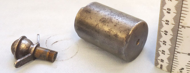 INERT DEACTIVATED. Rare German 1945 Improvised Last Ditch Hand Grenade Variation INERT DEACTIVATED. Rare German 1945 Improvised Last Ditch Hand Grenade Variation Antique & Militaria
