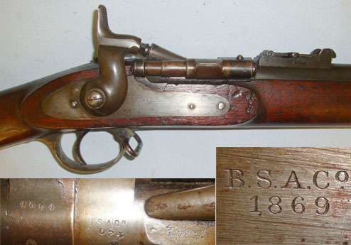  BSA Snider Enfield Single Shot .577 Rifle
