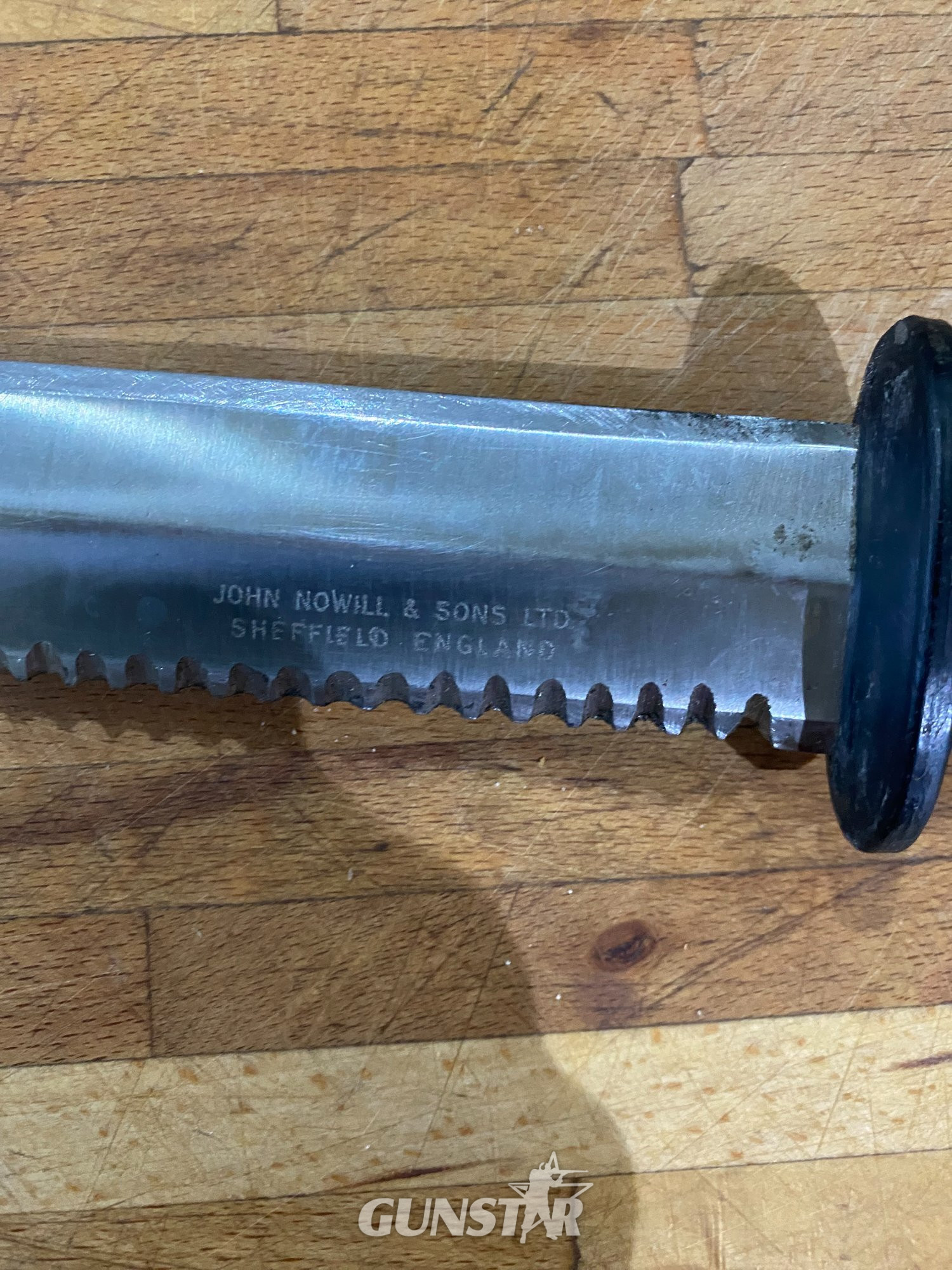 John Nowill & Sons Ltd Royal Navy divers knife with sheath Knive - {CATEGORY}