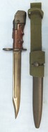 British No 7 MK 1 L, Bayonet For The No 4 Rifle & MK V Sten Sub Machine Gun, Wit Bayonet