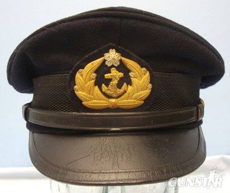 Japanese Naval Petty Officer's Visor Cap with Petty Officer's Badge. Japanese Naval Petty Officer's Visor Cap with Petty Officer's Badge. Clothing in 