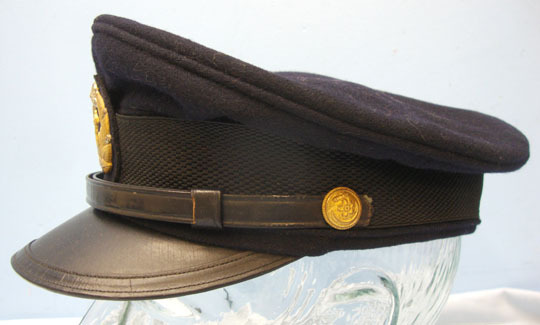 Japanese Naval Petty Officer's Visor Cap with Petty Officer's Badge. Japanese Naval Petty Officer's Visor Cap with Petty Officer's Badge. Clothing