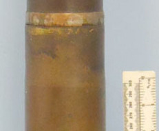 DEACTIVATED INERT. French Early WW1 Unfired and stencilled, 1915 Dated, High Exp DEACTIVATED INERT. French Early WW1 Unfired and stencilled, 1915 Dated, High Exp Antique & Militaria