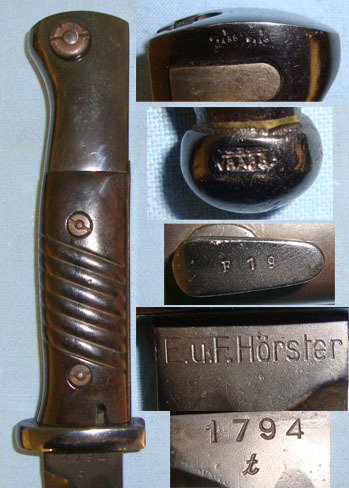  Horster Solingen Bayonet