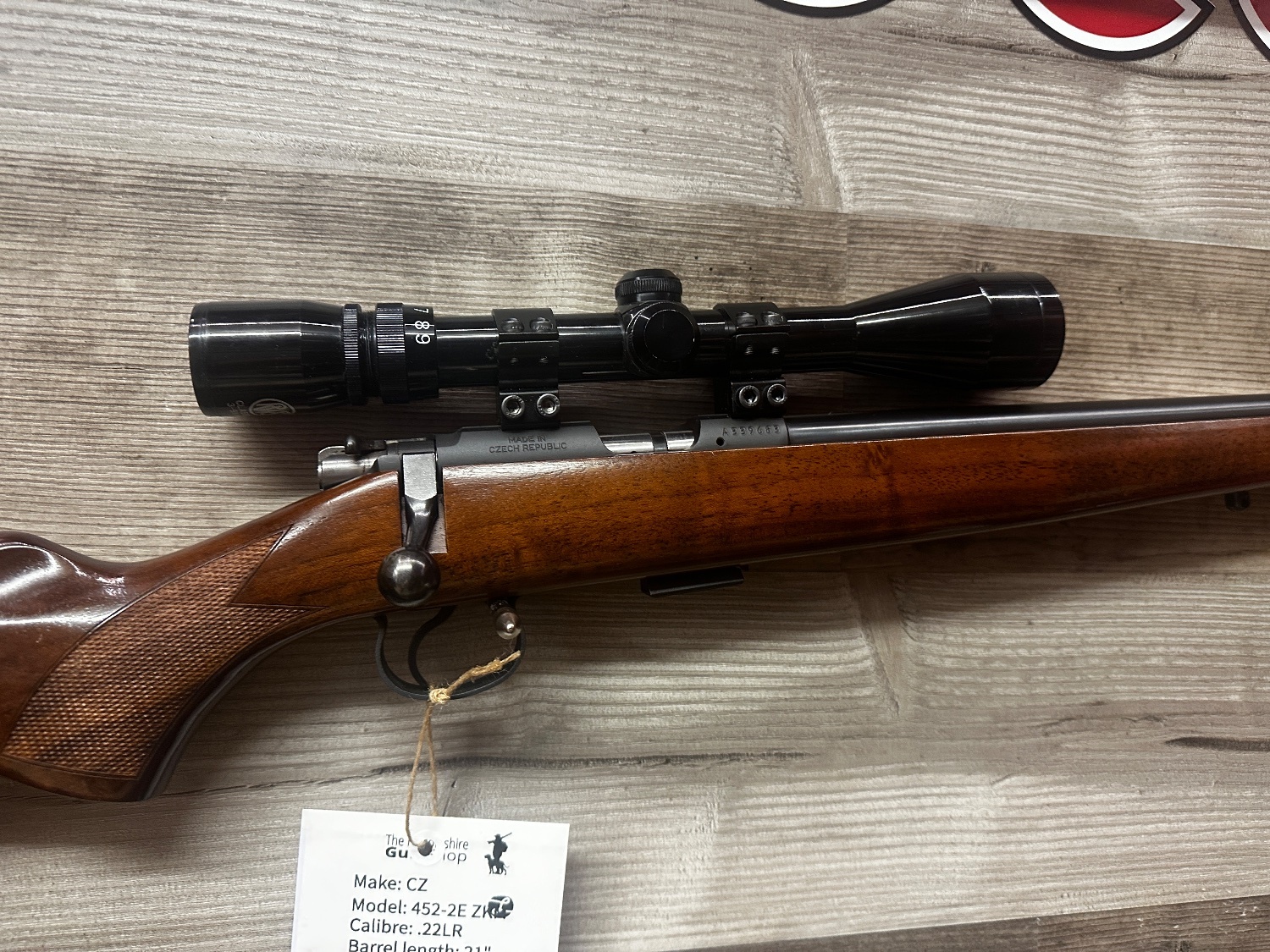  CZ 452-2E-ZKM Bolt Action .22 Long Rifle (.22 LR) Rifle