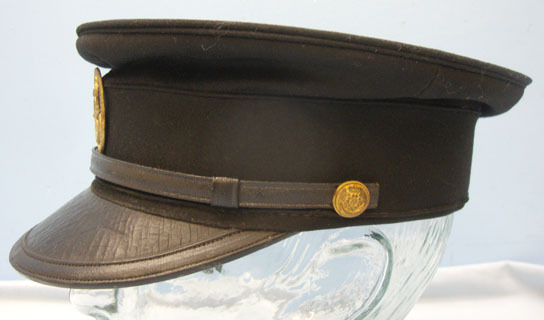 Japanese Naval Junior Officer's Visor Cap with Seaman's Badge. Japanese Naval Junior Officer's Visor Cap with Seaman's Badge. Clothing